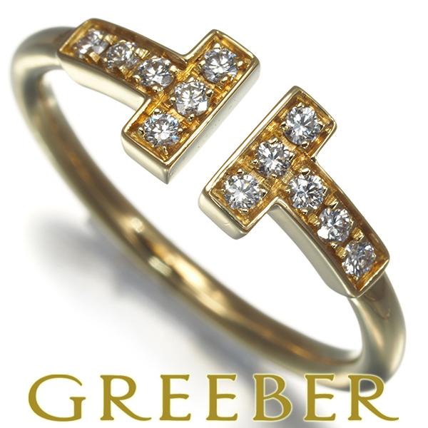 ティファニー Tワイヤー12P ダイヤリング 指輪 750YG 8号 ティファニー Tワイヤー12P ダイヤリング 指輪 750YG 8号 TIFFANY&Co