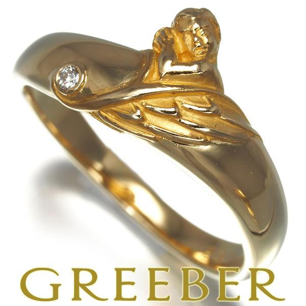 カレライカレラ リング ダイヤ ダイヤモンド 肖像 16号 K18YG 指輪 BLJ  