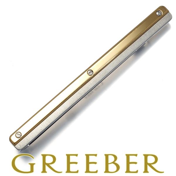 美品 カルティエ タイピン ネクタイ 24KGF 純金張り ゴールド ロゴ カルティエ24KGFネクタイピン Cartier ヴィンテージ ゴールド