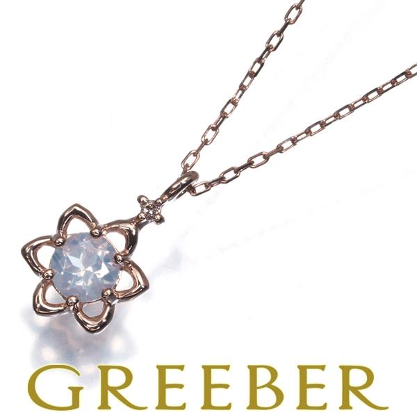 4℃（ヨンドシー） カナル4℃ ネックレス ローズクォーツ ダイヤ