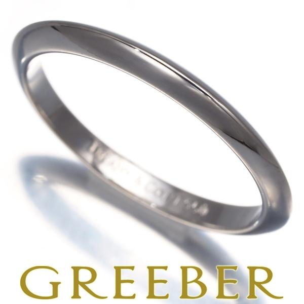 TIFFANY&Co. ティファニー リング ナイフエッジ 6.5号 Pt950 指輪 BLJ  