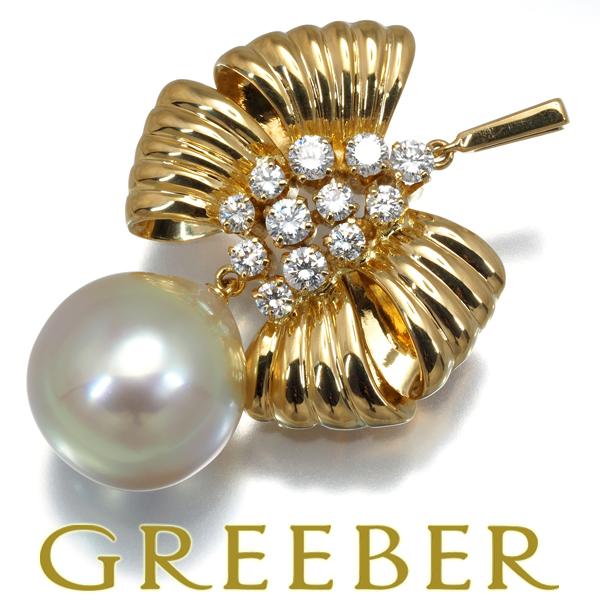 MIKIMOTO ミキモト ペンダントトップ パール 真珠 13.0mm ダイヤ