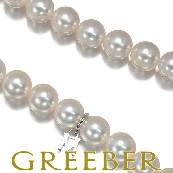 MIKIMOTO ミキモト ネックレス パール 真珠 7.0-7.5mm シルバー BLJ  