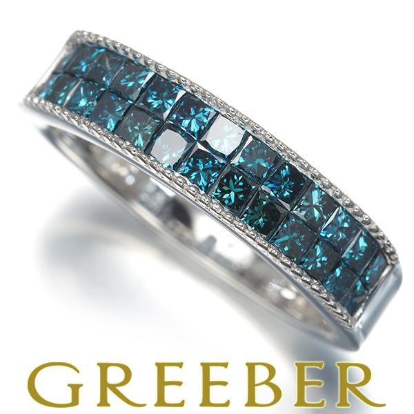 GSTV リング ブルーダイヤ ダイヤモンド 1.50ct ミステリー