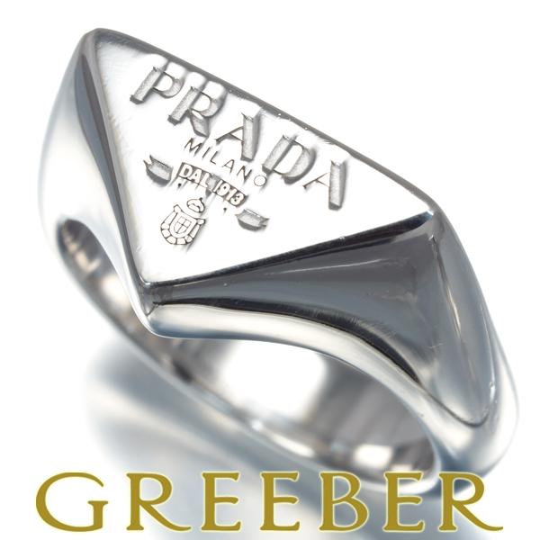 PRADA プラダ シルバー925 トライアングルリング 正規品 PRADA プラダ シルバー925 トライアングルリング 正規品