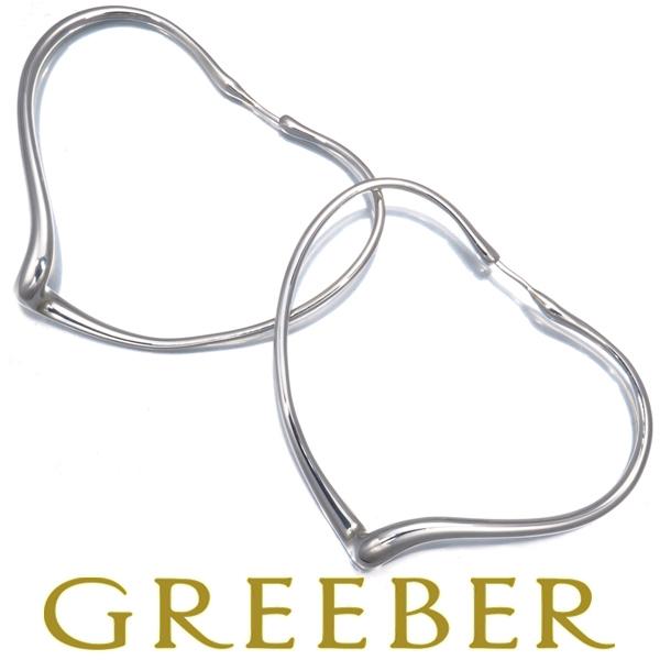 ティファニー　オープンハートフープピアス　シルバー　ミディアム TIFFANY&Co. ティファニー ピアス オープンハート ミディアム