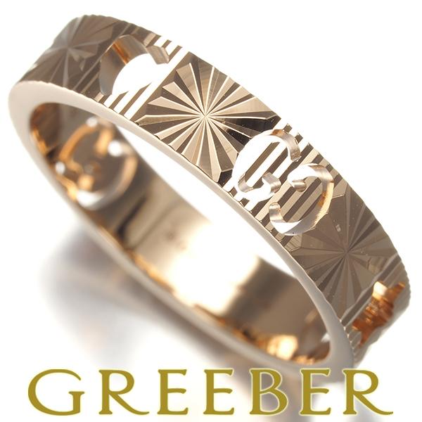 GUCCI グッチ リング アイコン ハート スター 10号 K18PG 指輪 BLJ  