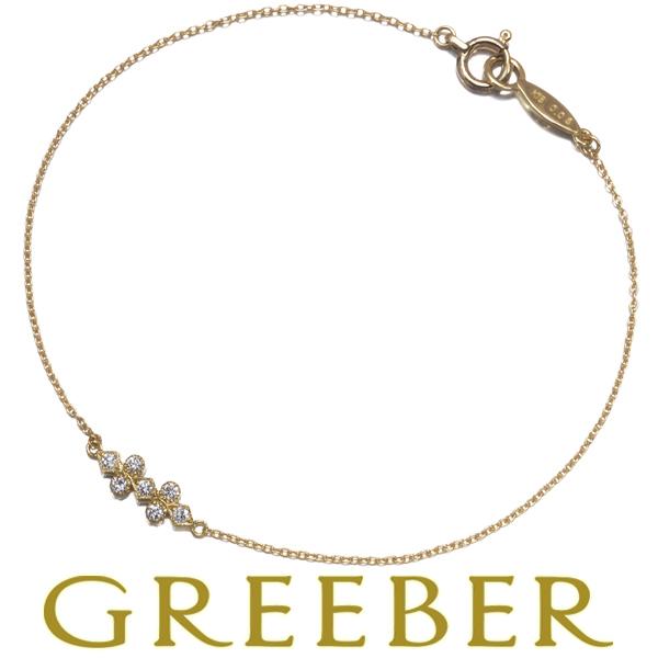 AHKAH K18YG ダイヤ ブレスレット AHKAH アーカー ブレスレット ダイヤ ダイヤモンド 0.08ct