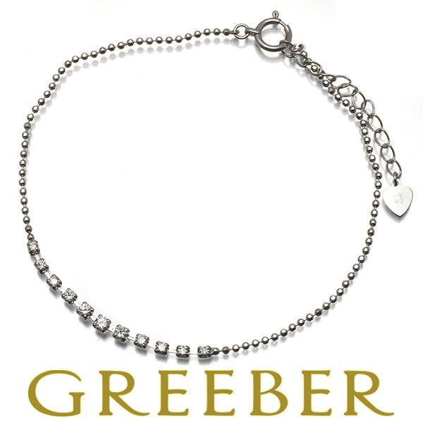 ダイヤ ダイヤモンド 0.30ct グラデーション ブレスレット K18WG GENJ 