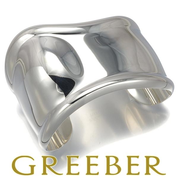 希少 サイズL  ティファニー スモール　ボーンカフ　左手　シルバー バングル TIFFANY&Co.（ティファニー） ブレスレット ボーンカフ スモール 左手