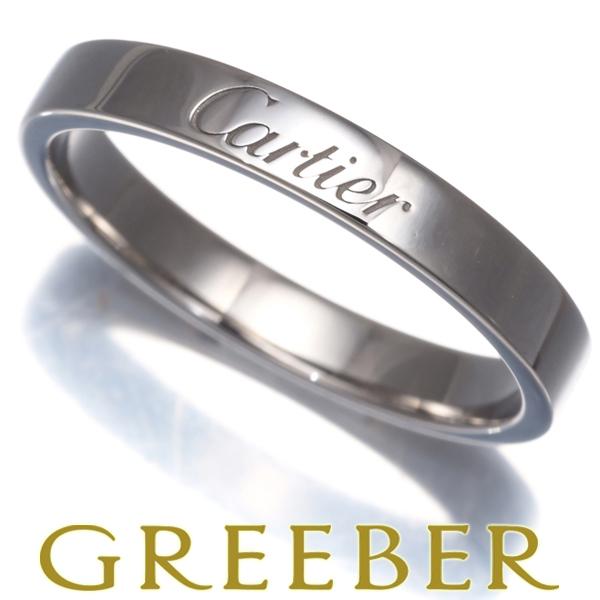 カルティエ リング Cドゥ エングレーブド 55号 Pt950 Cartier カルティエ リング エングレーブド Cドゥ ウェディング