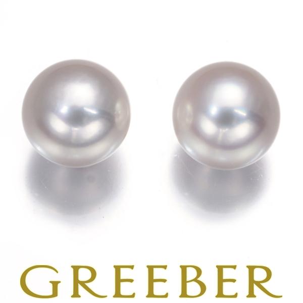 MIKIMOTO ミキモト ピアス パール 真珠 7.2mm K18WG BLJ : グリーバー