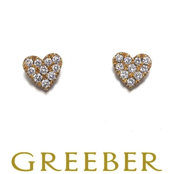 AHKAH アーカー ピアス ダイヤ ダイヤモンド 0.05ct/0.05ct ハート  
