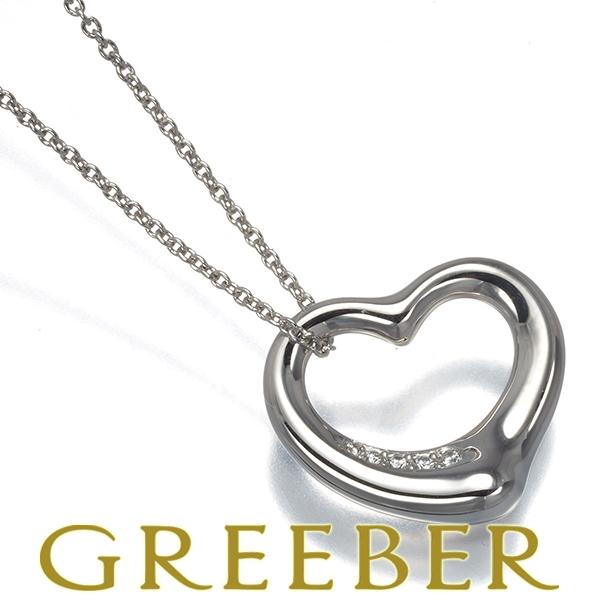 TIFFANY&Co. ティファニー ダイヤネックレス PT950 シルバー TIFFANY&Co. ティファニー ネックレス ダイヤ ダイヤモンド オープン