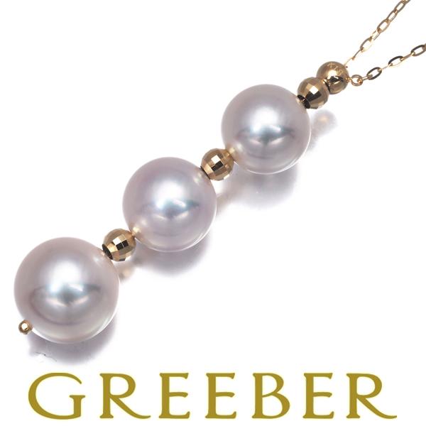 パール 真珠 7.8mm/8.1mm/9.1mm ロング ネックレス K18YG GENJ  