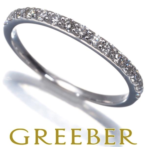 ダイヤ ダイヤモンド 0.30ct ハーフエタニティ リング K18WG 指輪 GENJ