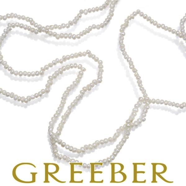 TASAKI 真珠 ベビーパール二重巻きタサキ　ベビーパールロングネックレス TASAKI 真珠 ベビーパール二重巻きタサキベビーパールロングネックレス
