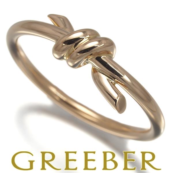 TIFFANY&Co.（ティファニー） リング ノット 15号 K18PG 指輪 BLJ