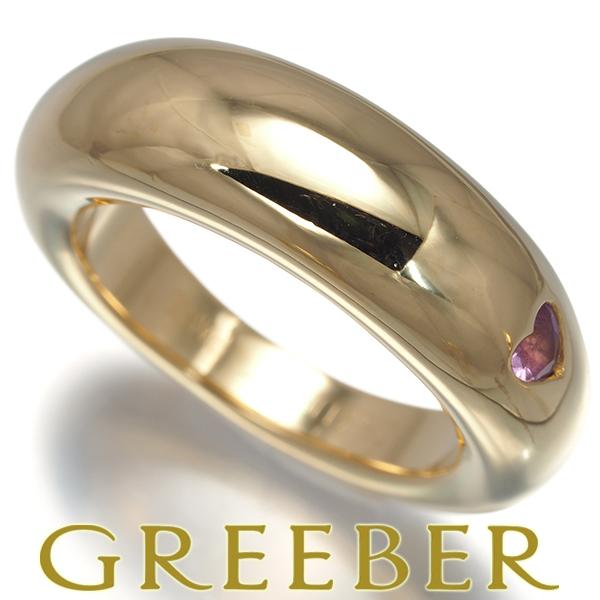 CHAUMET（ショーメ） リング ピンクサファイア アノー ハート 14号