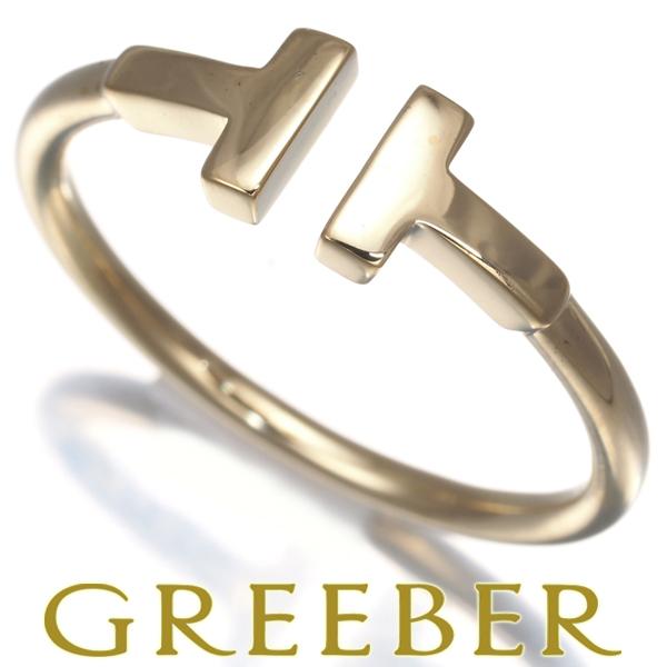 TIFFANY&Co.（ティファニー） リング Tワイヤー 18号 K18YG 指輪 BLJ