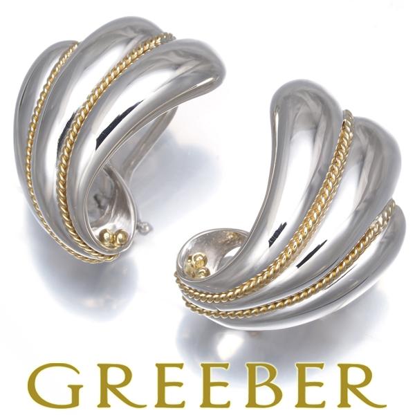 TIFFANY&Co.（ティファニー） イヤリング フェザー シルバー 925/K18YG