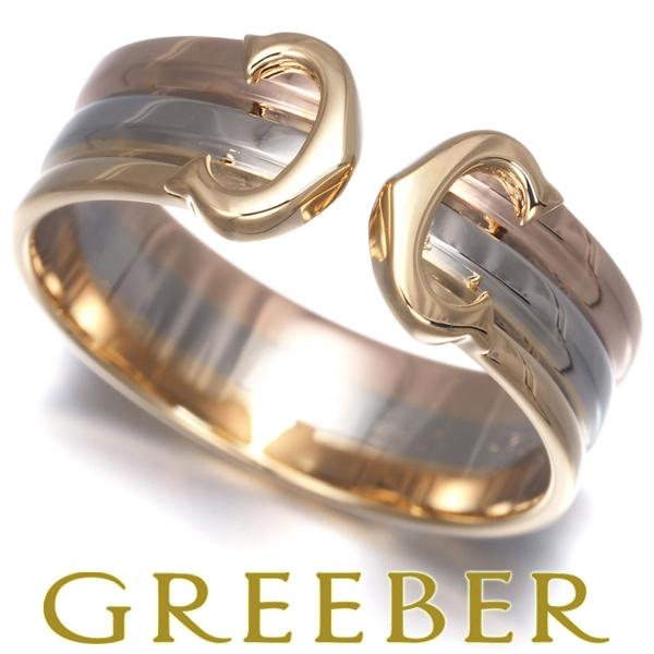 カルティエリング2CドゥーブルC C2 スリーカラーSM 54号 Cartier（カルティエ） リング 2C ドゥーブルC C2 SMスリーカラー 54号