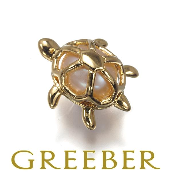 MIKIMOTO（ミキモト） ブローチ パール 真珠 6.6mm 亀 カメ アニマル