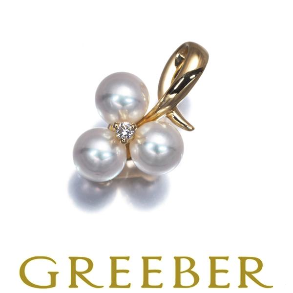 MIKIMOTO（ミキモト） ペンダントトップ パール 真珠 4.9mm ダイヤ