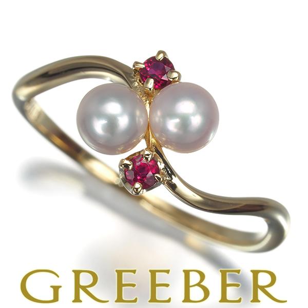 MIKIMOTO（ミキモト） リング ベビーパール 真珠 4.1mm ルビー 11号