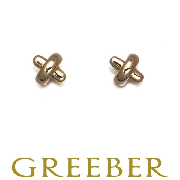 TIFFANY&Co.（ティファニー） ピアス クロスステッチ K18YG BLJ