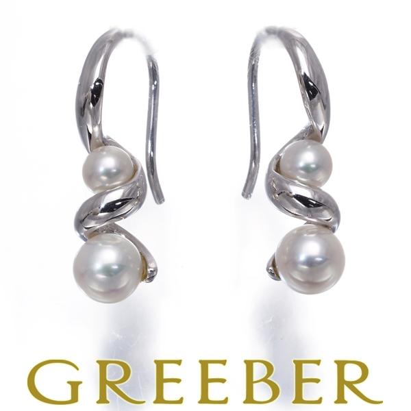 MIKIMOTO ミキモト ベビーパール ピアス K18WG MIKIMOTO ミキモト ベビーパール ピアス K18WG