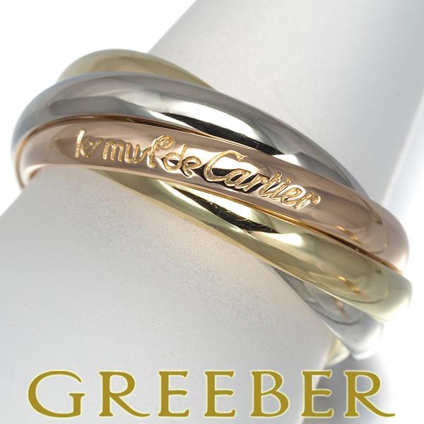 Cartier（カルティエ） トリニティリング スリーカラー SM 5連 54号