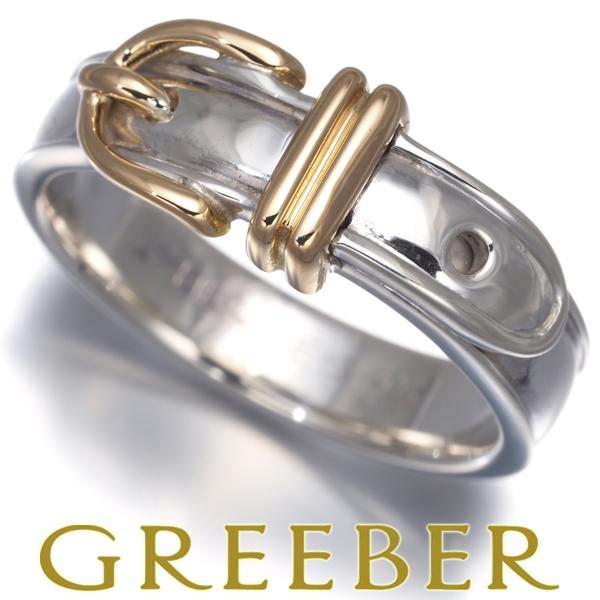 HERMES（エルメス） リング サンチュール ベルト 15号 シルバー 925