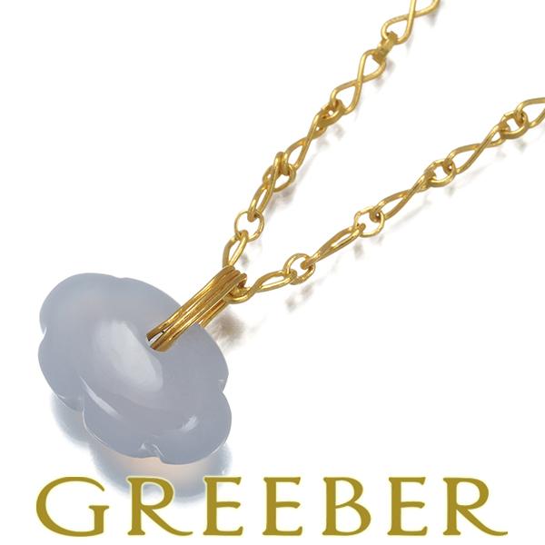 マリーエレーヌドゥタイヤック ネックレス カルセドニー ストーン