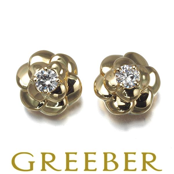 レアCHANEL 花モチーフ　ピアス CHANEL（シャネル） ピアス ダイヤ ダイヤモンド カメリア 薔薇