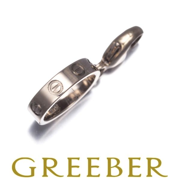 Cartier（カルティエ） ラブペンダントトップ チャーム K18WG BLJ