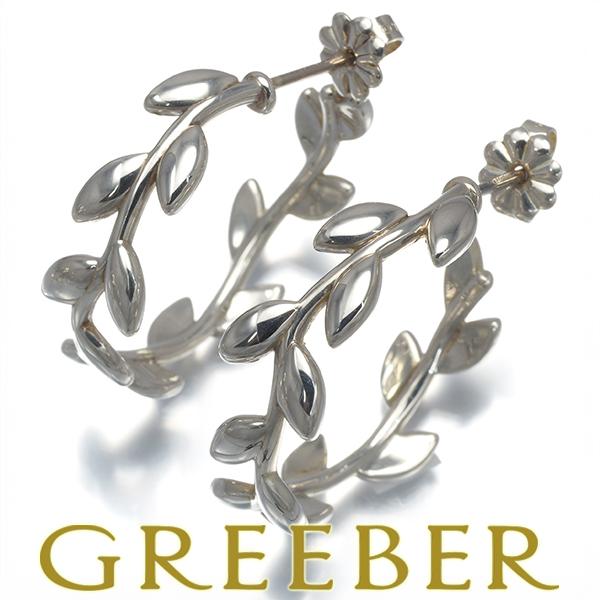 Tiffany & Co. ピアス　オリーブ　フープ　リーフ　シルバー TIFFANY&Co.（ティファニー） ピアス オリーブリーフ フープ シルバー