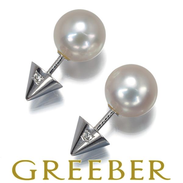 ★本日のみ値下げ★TASAKI タサキ 真珠 パール ダイヤモンド ピアス TASAKI（タサキ） ピアス パール 真珠 7.7mm ダイヤ ダイヤモンド