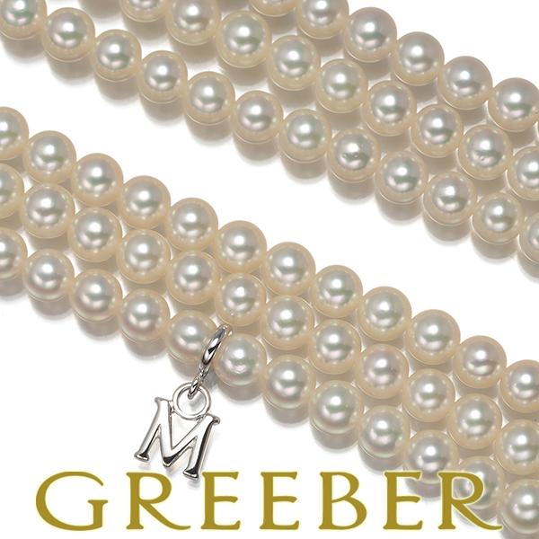 MIKIMOTO（ミキモト） ネックレス ベビーパール 真珠 3.5-4.0mm 3連