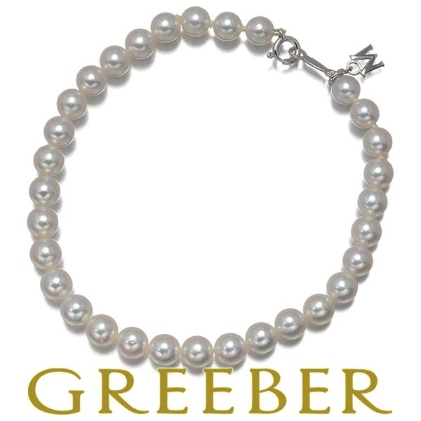 MIKIMOTO ミキモト ブレスレット 真珠 パール MIKIMOTO（ミキモト） ブレスレット パール 真珠 5.0-5.4mm K18WG BLJ