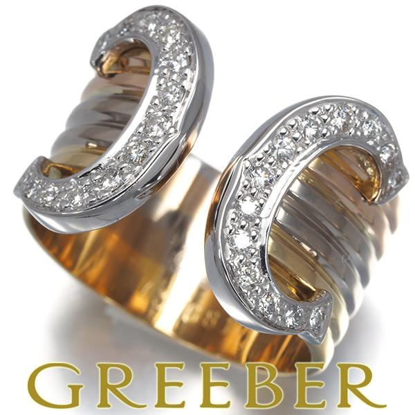 Cartier（カルティエ） リング ダイヤ 2C ドゥーブルC C2 スリーカラー