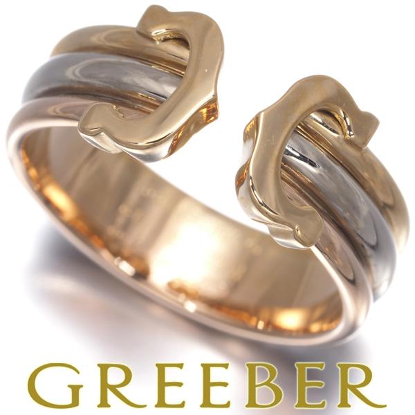 Cartier（カルティエ） リング 2C ドゥーブルC C2 スリーカラー SM 49