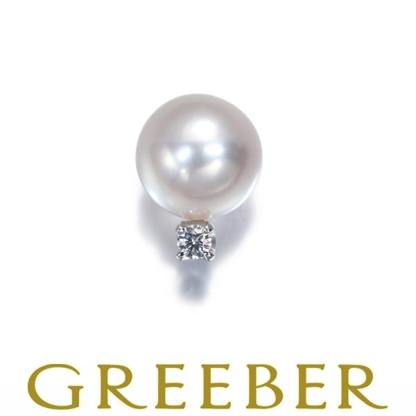 MIKIMOTO（ミキモト） ピアス パール 真珠 7.4mm ダイヤ ダイヤモンド
