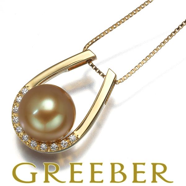 TASAKI（タサキ） ネックレス ゴールデン パール 真珠 10.8mm ダイヤ