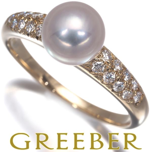 TASAKI（タサキ） リング パール 真珠 8.0mm ダイヤ ダイヤモンド 0.25