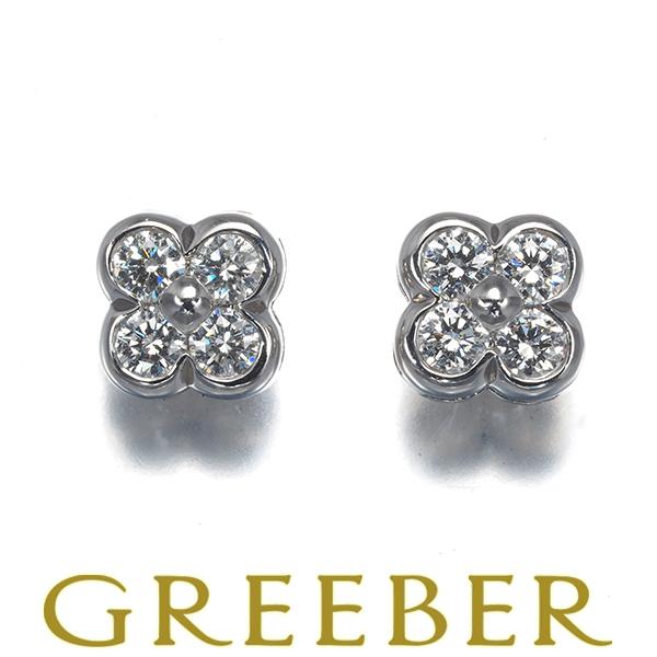 TIFFANY&Co.（ティファニー） ピアス ダイヤ ベゼル Pt950 BLJ