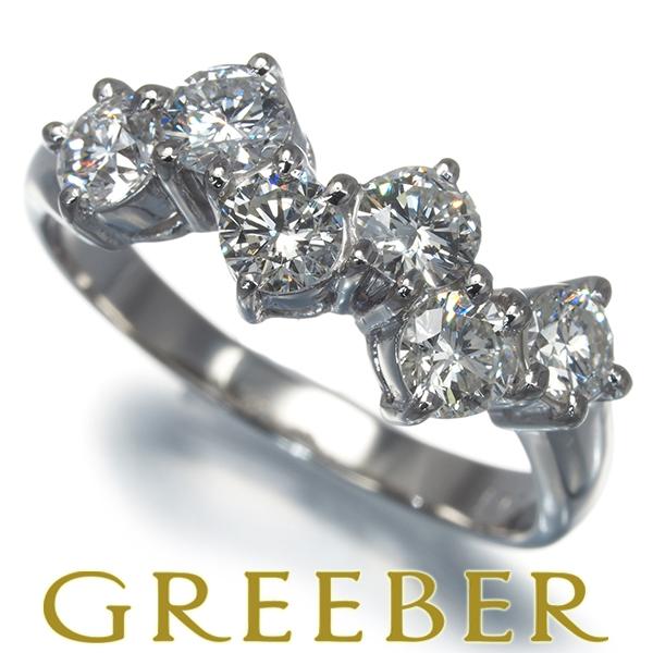 ダイヤ ダイヤモンド 1.08ct 6P リング Pt900 指輪 GENJ : グリーバー