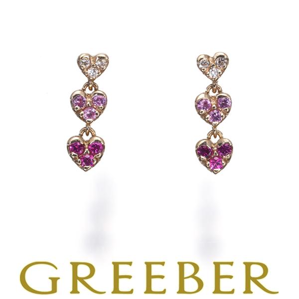 【Ponte Vecchio】ダイヤモンドピアス⋆* Ponte Vecchio（ポンテヴェキオ） ピアス ルビー 0.08ct サファイア