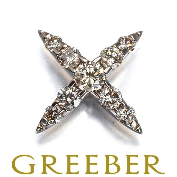 カシケイ ブローチ ブラウンダイヤ ダイヤモンド 0.50ct ネイキッド