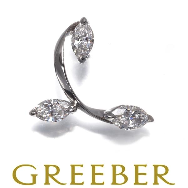カシケイ ブローチ ダイヤ ダイヤモンド 0.65ct マーキスカット Pt950